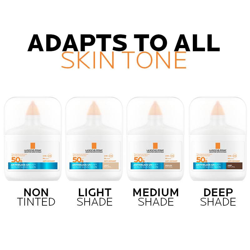 tono-la-roche-posay-anthelios-uvair-serum-solar-claro-natural-fps-50
